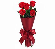 Букет 5 Красных роз Эдлесс Лав в Коломыцево
