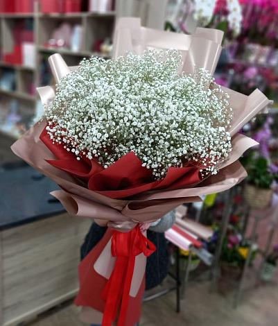 Букет цветов из: Гипсофила в Коломыцево