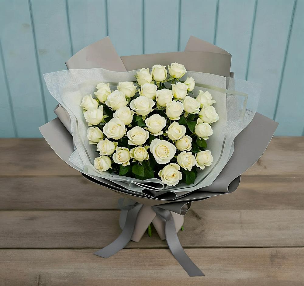Букет Белоснежная нежность в Коломыцево