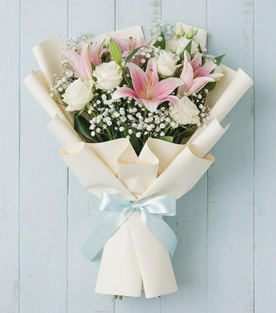 Букет цветов из: Лилии в Коломыцево