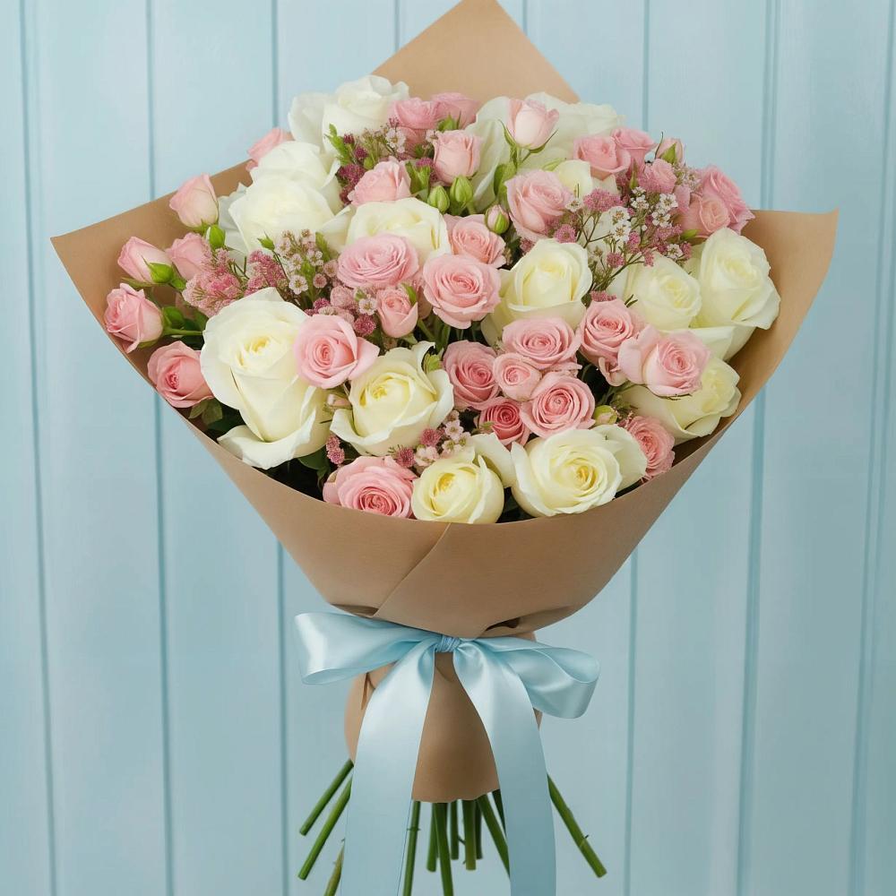Букет цветов из: Розы в Коломыцево