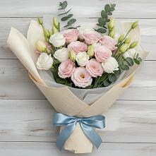 Букет цветов из:  Лизиантусы #REPLACE_PRED# Коломыцево