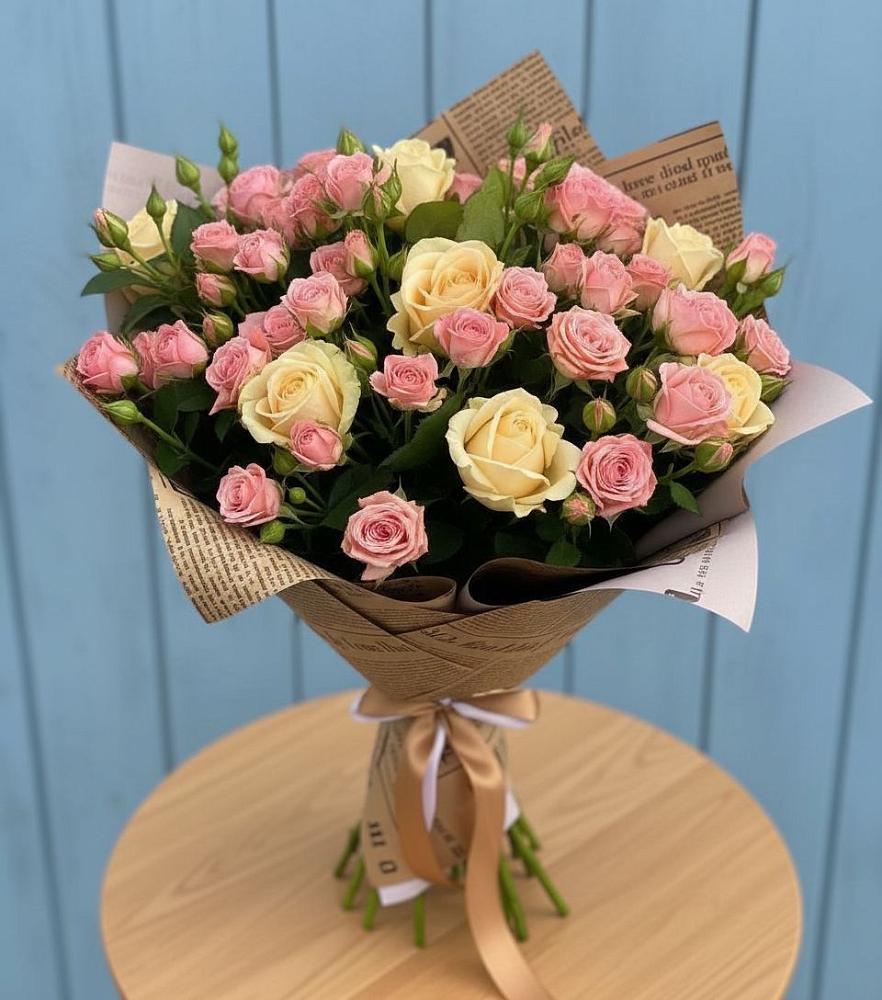 Букет цветов из: Розы в Коломыцево