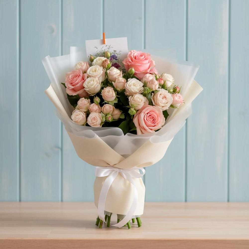 Букет цветов из: Розы в Коломыцево