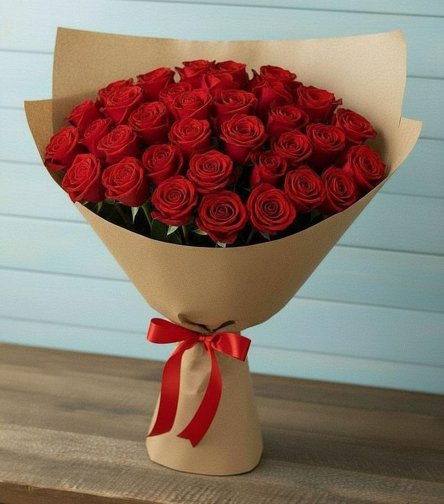 Букет Красные розы Милано в Коломыцево