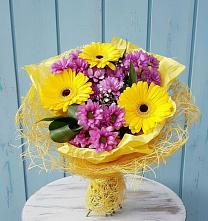 Букет цветов из:  Хризантемы и Герберы #REPLACE_PRED# Коломыцево