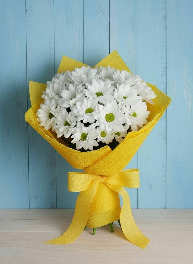 Букет цветов из: Хризантемы в Коломыцево