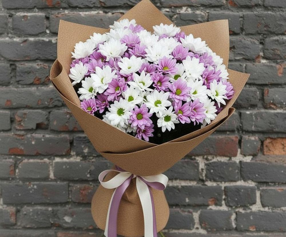 Букет цветов из: Хризантемы в Коломыцево