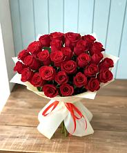 Букет 29 Красных роз в Коломыцево