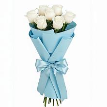 Букет 7 белых роз Проуд #REPLACE_PRED# Коломыцево