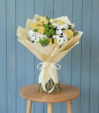 Букет цветов из:  Хризантемы и Розы #REPLACE_PRED# Коломыцево