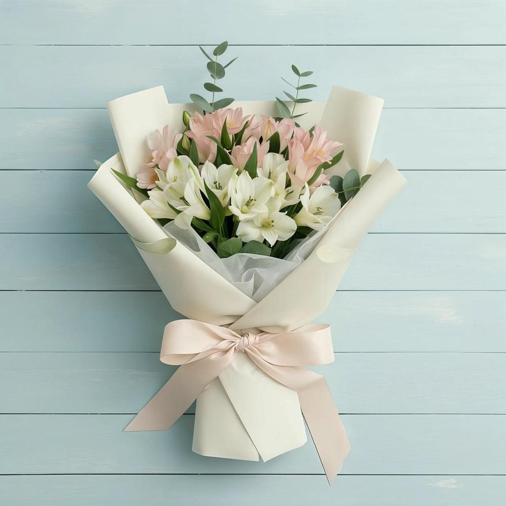 Букет цветов из: Альстромерии в Коломыцево