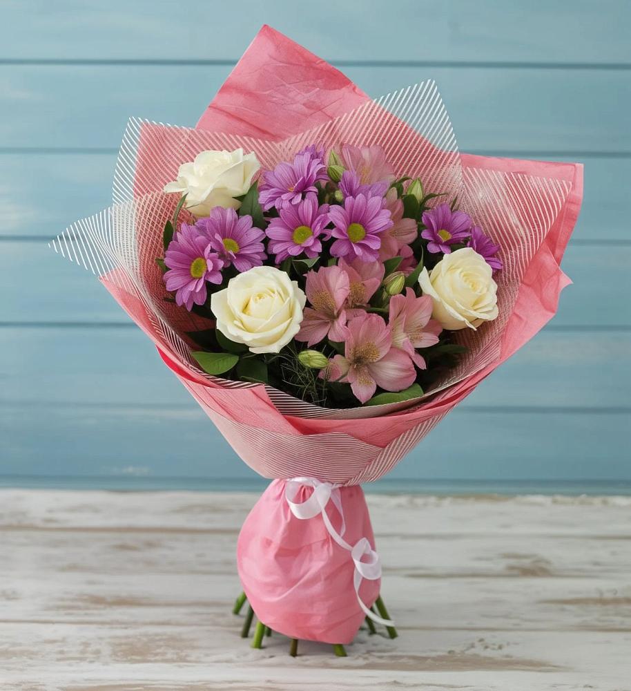 Букет цветов из: Герберы в Коломыцево