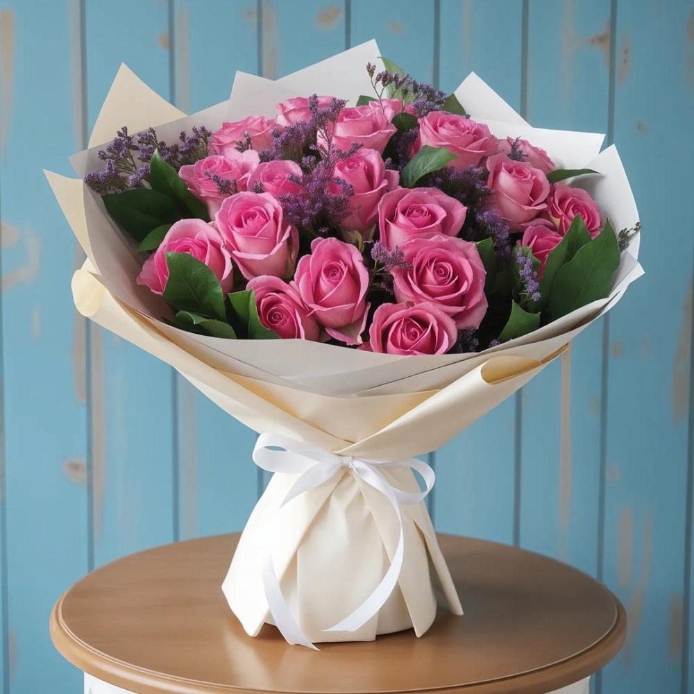 Букет цветов из: Розы в Коломыцево